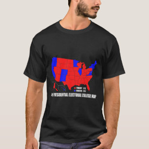 Presidential Electoral College Usa Map Trump Harri T-Shirt