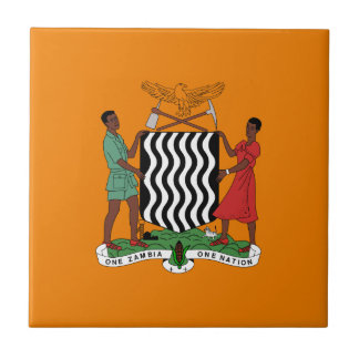Presidential flag of Zambia Tile