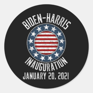 Presidential Inauguration 2021 Making History 1 Classic Round Sticker