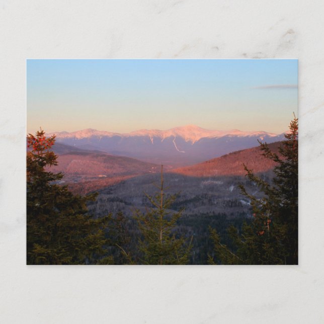 Presidential Range from Mount Sugarloaf Postcard (Front)
