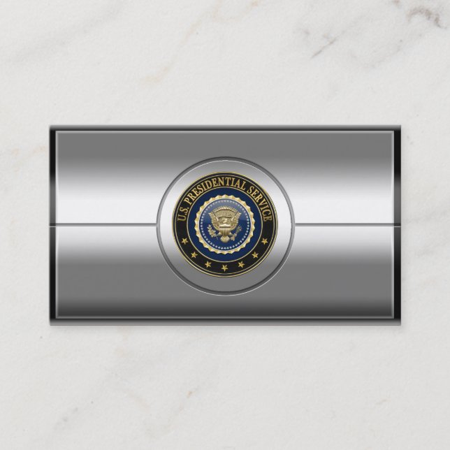 Presidential Service Badge [PSB] Special Edition Business Card (Front)