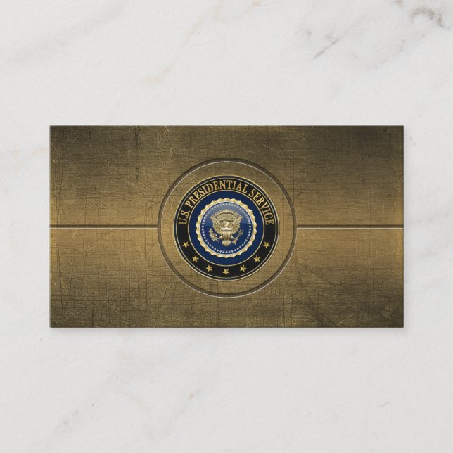 Presidential Service Badge [PSB] Special Edition Business Card (Front)