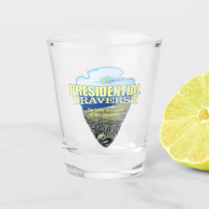 Presidential Traverse (arrowhead) Shot Glass