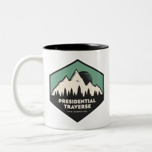 Presidential Traverse New Hampshire Turquoise Two-Tone Coffee Mug