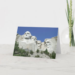 Presidents Carved in Rock, Mount Rushmore, SD Card