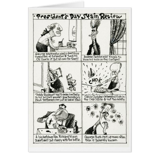 Presidents' Day Card (Front)