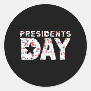 Presidents Day Essential Classic Round Sticker