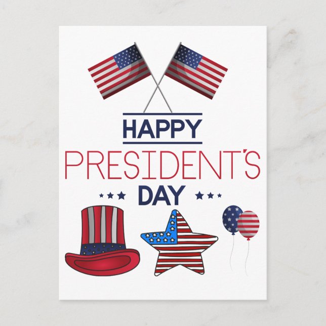 President's Day Postcard (Front)