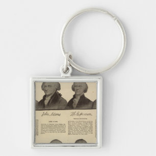 Presidents US, autographs, biographies 2 Key Ring