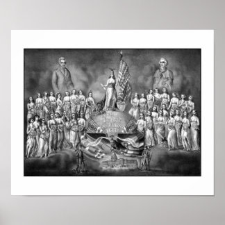 Presidents Washington and Jackson Poster