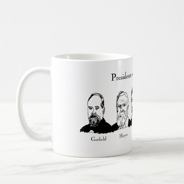Presidents with Beards Club Mug (Left)