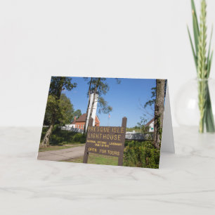 Presque Isle Lighthouse Card