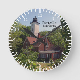 Presque Isle Lighthouse Eire, PA clock