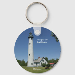 Presque Isle Lighthouse key chain