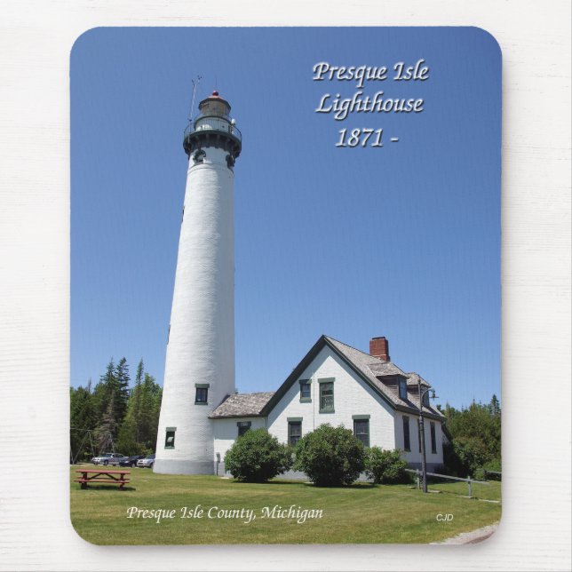 Presque Isle Lighthouse mousepad (Front)