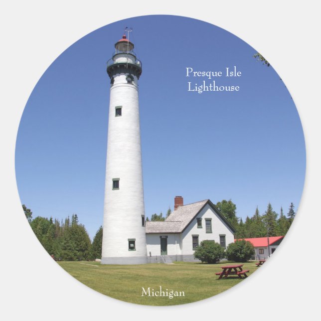 Presque Isle Lighthouse sticker (Front)