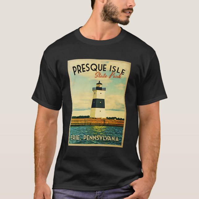 Presque Isle Lighthouse T-Shirt (Front)
