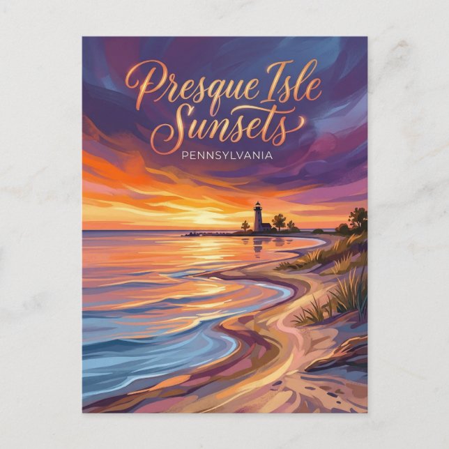 Presque Isle State Park Pennsylvania Postcard (Front)