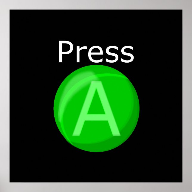 Press A Poster (Front)