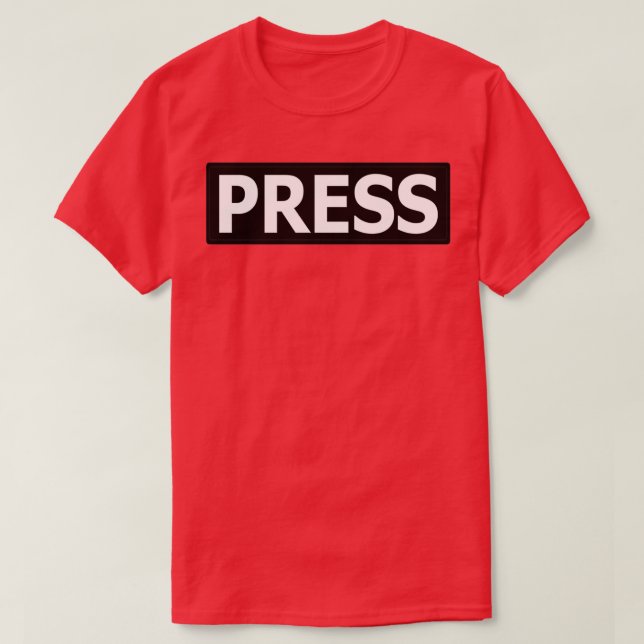 Press Badge  T-Shirt (Design Front)