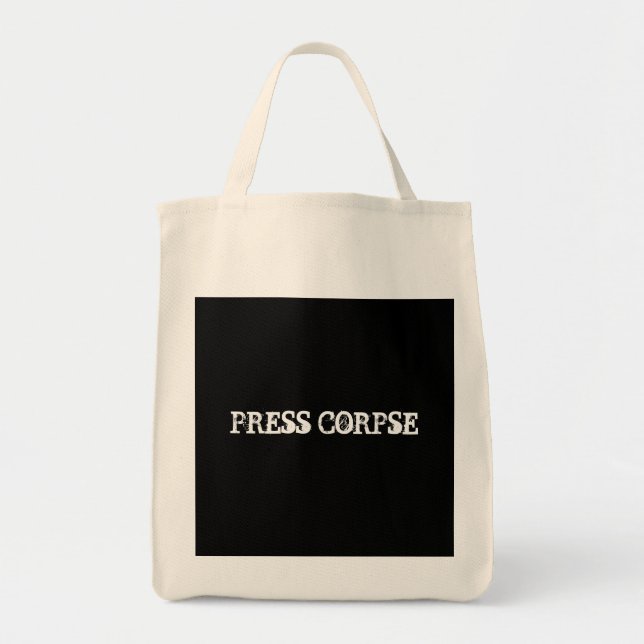 PRESS CORPSE TOTE BAG (Front)