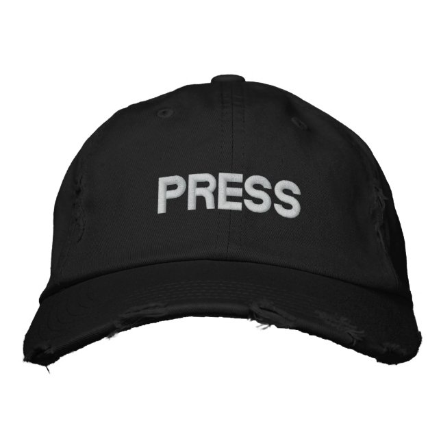 PRESS EMBROIDERED HAT (Front)