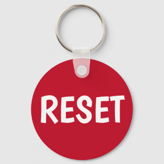 Press the Reset Button  Key Ring