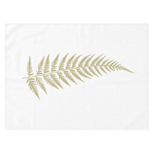 Pressed Botanical Fern Leaf - Mix and Match Colour Tablecloth