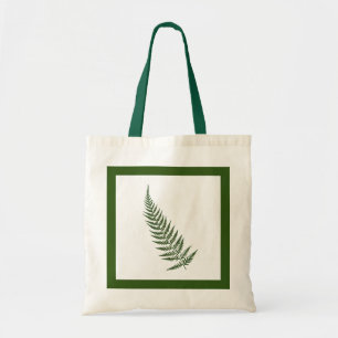 Pressed Botanical Fern Leaf - Mix and Match Colour Tote Bag