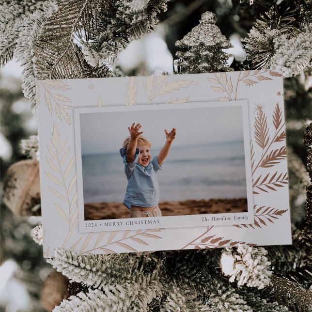 Pressed Botanical | Horizontal Photo Rose Gold (Creator Uploaded)