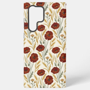 Pressed Daisy & Fern Botanical – Vintage Herbarium Samsung Galaxy Case