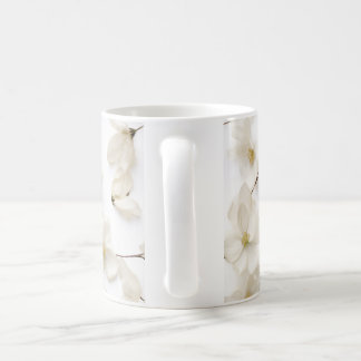 Pressed Dried Jasmine Blossom Coffee Mug