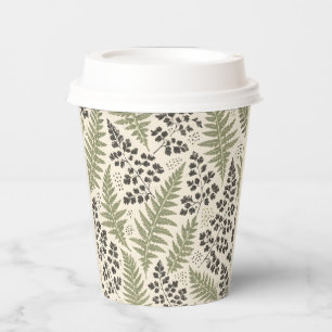 Pressed Fern Archive Vintage Botanicals Paper Cups