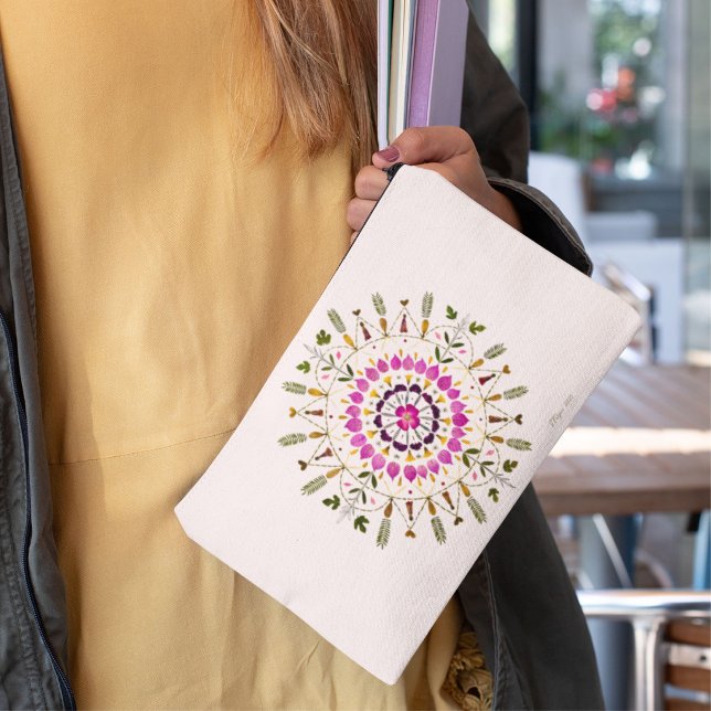 Pressed Flower Art by S. Frigui From the Original Accessory Pouch (Creator Uploaded)
