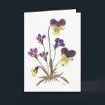 Pressed Flower Design Card<br><div class="desc">Design made with pressed flowers.</div>