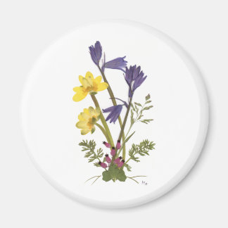 Pressed Flower Designs Magnet