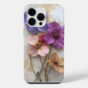 Pressed Flower Floral Botanical Print Nature  iPhone 14 Pro Max Case