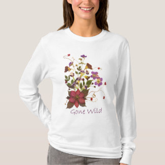 Pressed Flower Tank - Clematis