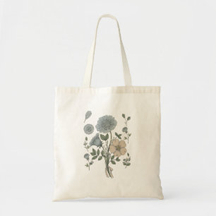 Pressed Flower Tote Bag