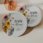 Pressed Flowers Wildflower Boho Baby Shower Paper Plate<br><div class="desc">This design features an arrangement of realistic hand picked pressed colourful wildflowers along with a lovely combination of modern and elegant fonts. For anyone planning a Baby Shower, choosing these templated items with our wildflower theme offers a unique blend of elegance and charm that’s both eye-catching and sophisticated. The vibrant,...</div>