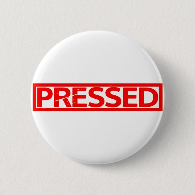 Pressed Stamp 6 Cm Round Badge (Front)