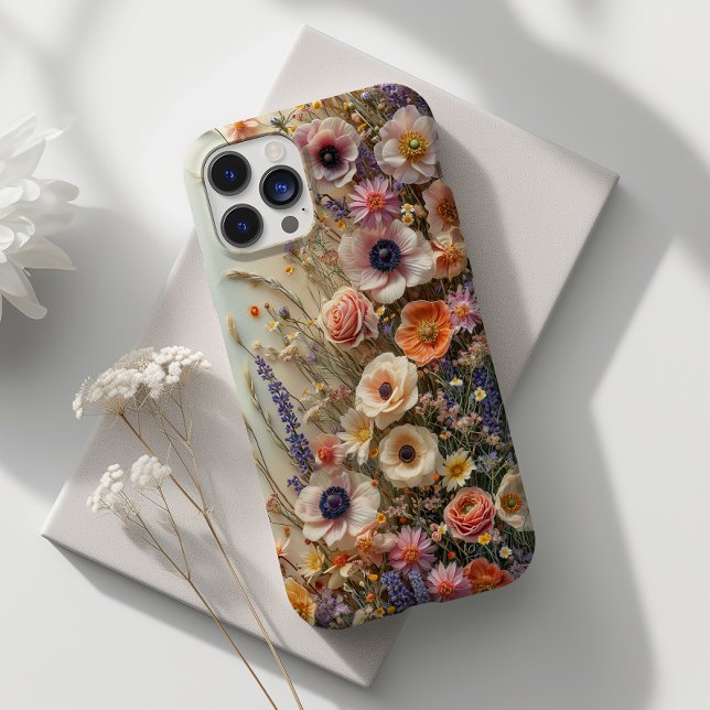 Pressed Wildflower Artistic Floral  Case-Mate iPhone Case (Creator Uploaded)