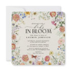 Pressed Wildflower Floral Baby in Bloom Shower