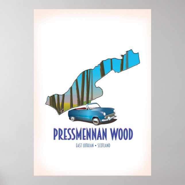 Pressmennan Wood Scotland Poster (Front)