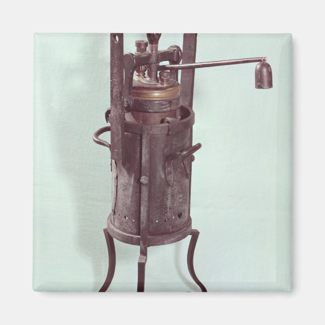 Pressure cooker invented by Denis Papin  1679 Magnet (Front)