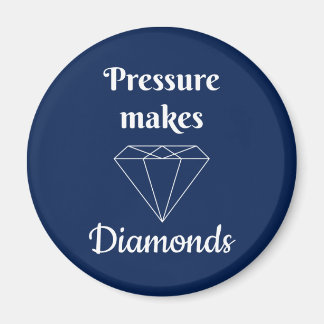 Pressure makes Diamonds Magnet