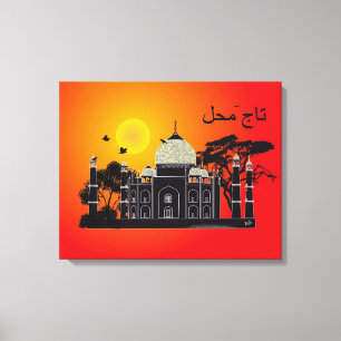 pressure on the knee canvas print