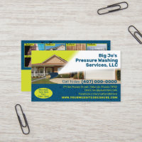 Pressure /Power Washing Business Card