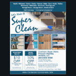 Pressure Power Washing  Flyer EDDM Template<br><div class="desc">Personalise and customise this eyecatching pressure washing (power washing) professional flyer template design to suit your business/company's needs. This pressure washing template displays images of before and after pressure washed surfaces. Add your logo for more effective branding. Customise the coupon offers on flyer to attract potential clients. Great for Every...</div>