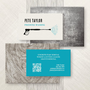 Pressure Power Window Washing Business Card